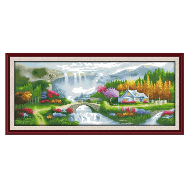 Cross stitch kits Embroidery needlework sets DIY beautiful home printing canvas count 14CT landscape patterns wall decoration
Cross stitch kits Embroidery needlework sets DIY beautiful home printing canvas count 14CT landscape patterns wall decoration