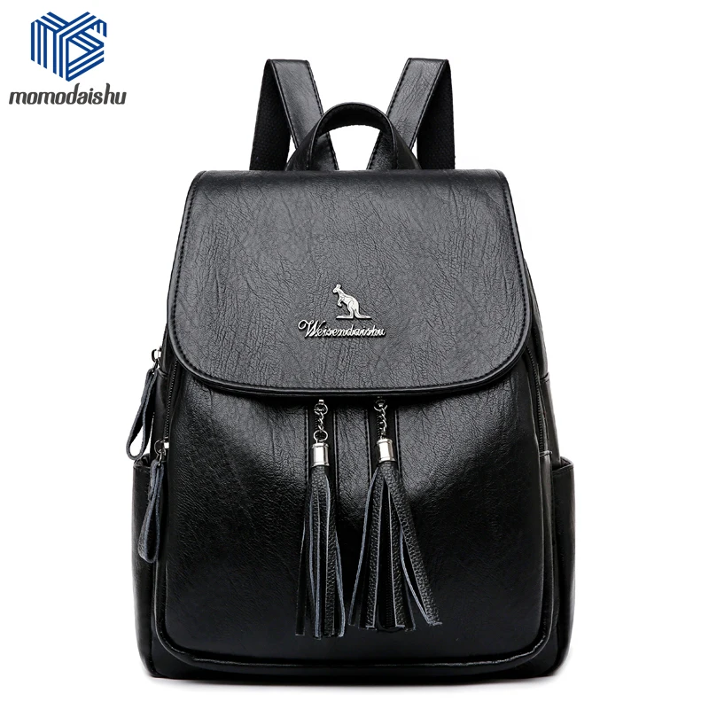Fashion Women Backpack 2021 Travel Large Tassel Backpack PU Leather Handbag Schoolbag For Girls Women's bag Female Shoulder Back
Fashion Women Backpack 2021 Travel Large Tassel Backpack PU Leather Handbag Schoolbag For Girls Women's bag Female Shoulder Back