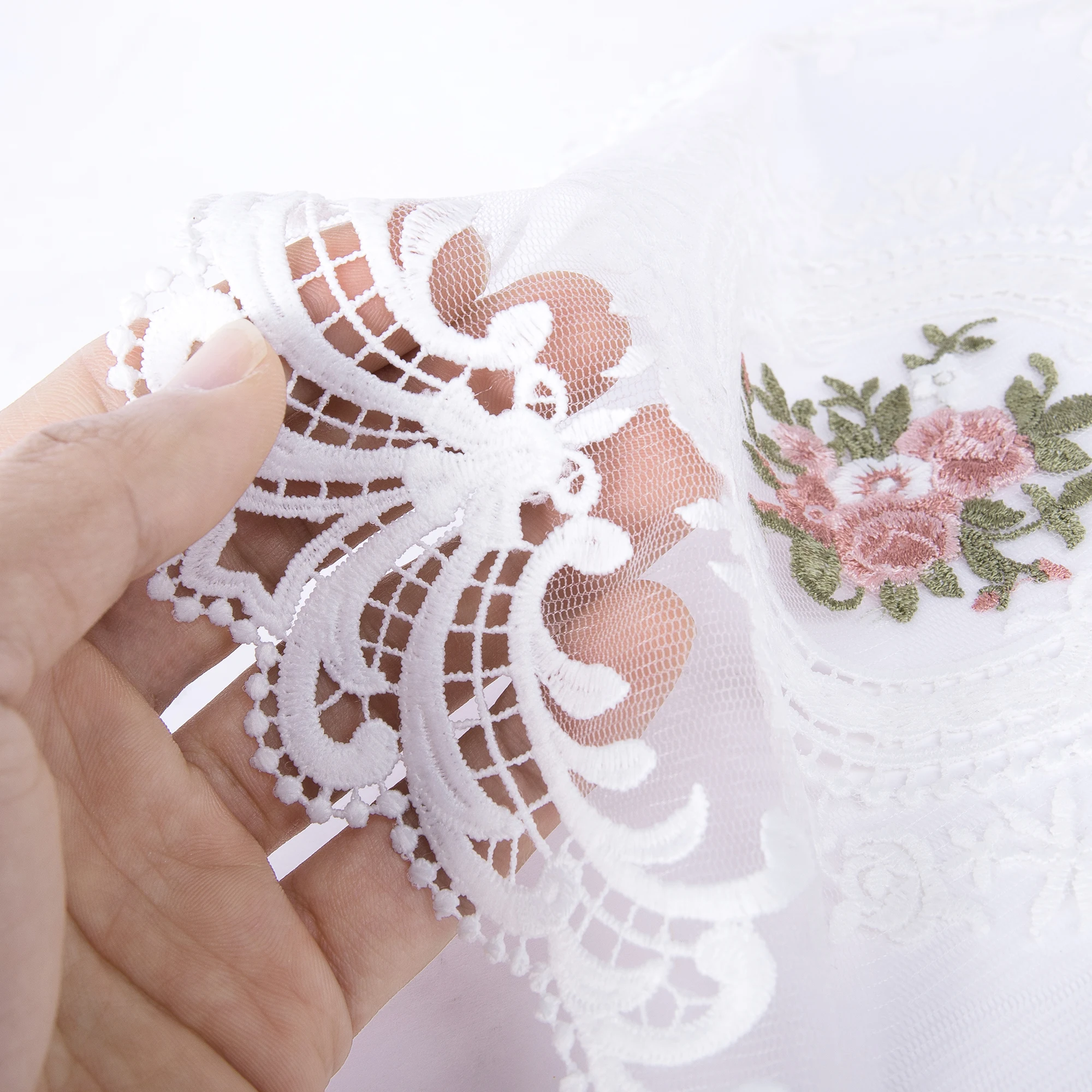 1Pcs for Dining Table Embroidery Craft Placemat European Style Lace Insulation Plate Mat Anti-scald Coaster Table pads