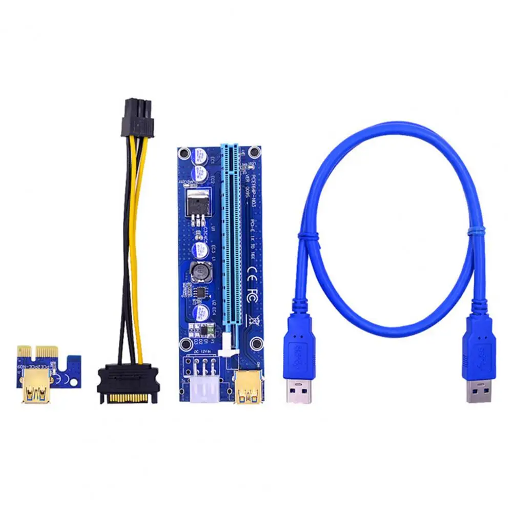 009S PCI-E Plug Play USB3.0 PCI-E 1X to 16X Riser Card Express Extension Cable for Miner
009S PCI-E Plug Play USB3.0 PCI-E 1X to 16X Riser Card Express Extension Cable for Miner