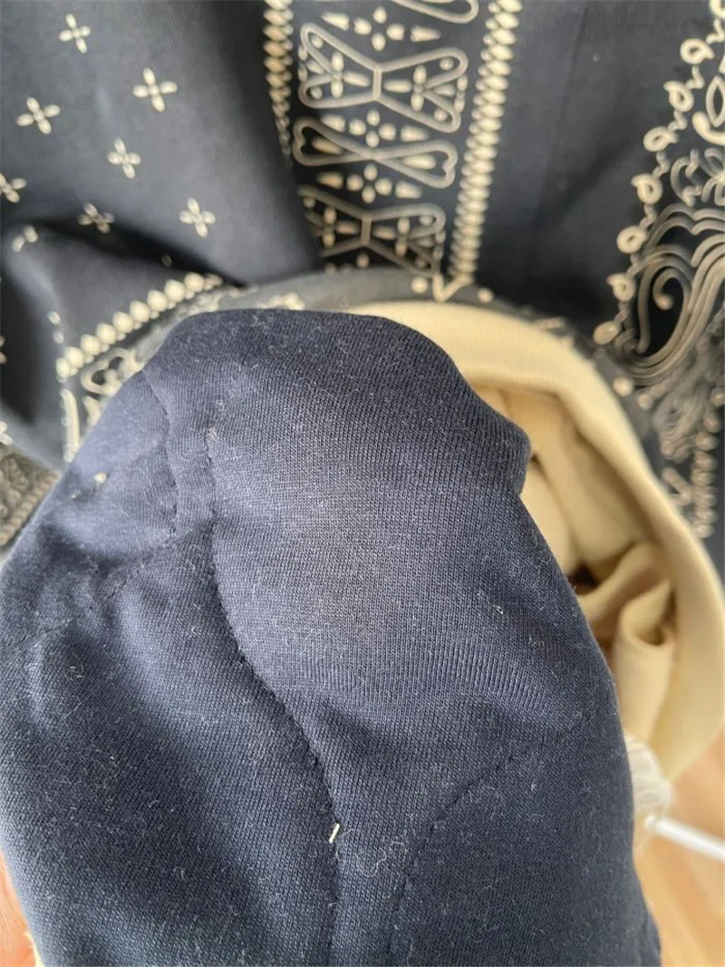 Cashew Flower Printing KAPITAL Sweatshirts Men Women 1:1 Best Quality Heavy Fabric Crewneck Front Back Stitching Hoodie 
Cashew Flower Printing KAPITAL Sweatshirts Men Women 1:1 Best Quality Heavy Fabric Crewneck Front Back Stitching Hoodie