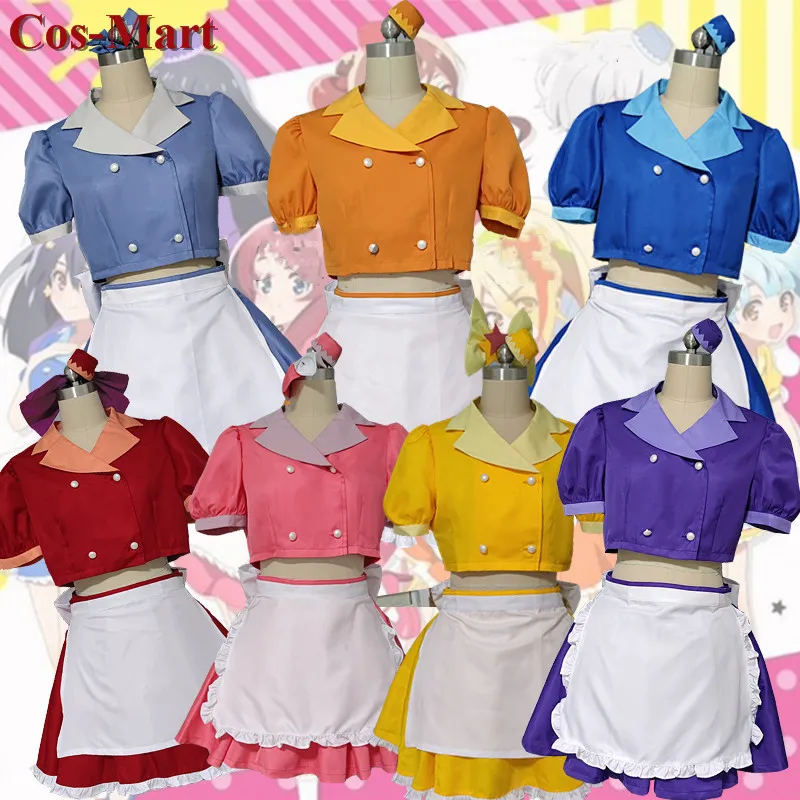 

Anime ZOMBIE LAND SAGA Cosplay Costume Sweet Cute Maid Uniforms Female Activity Party Role Play Clothing Custom-Make Any Size