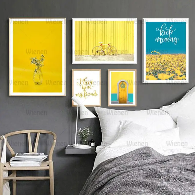 Yellow Style Scenery Canvas Posters Home Decor Painting Wall Art Quote Letter Modern Decor Prints for Living Room Canvas Decor 
Yellow Style Scenery Canvas Posters Home Decor Painting Wall Art Quote Letter Modern Decor Prints for Living Room Canvas Decor