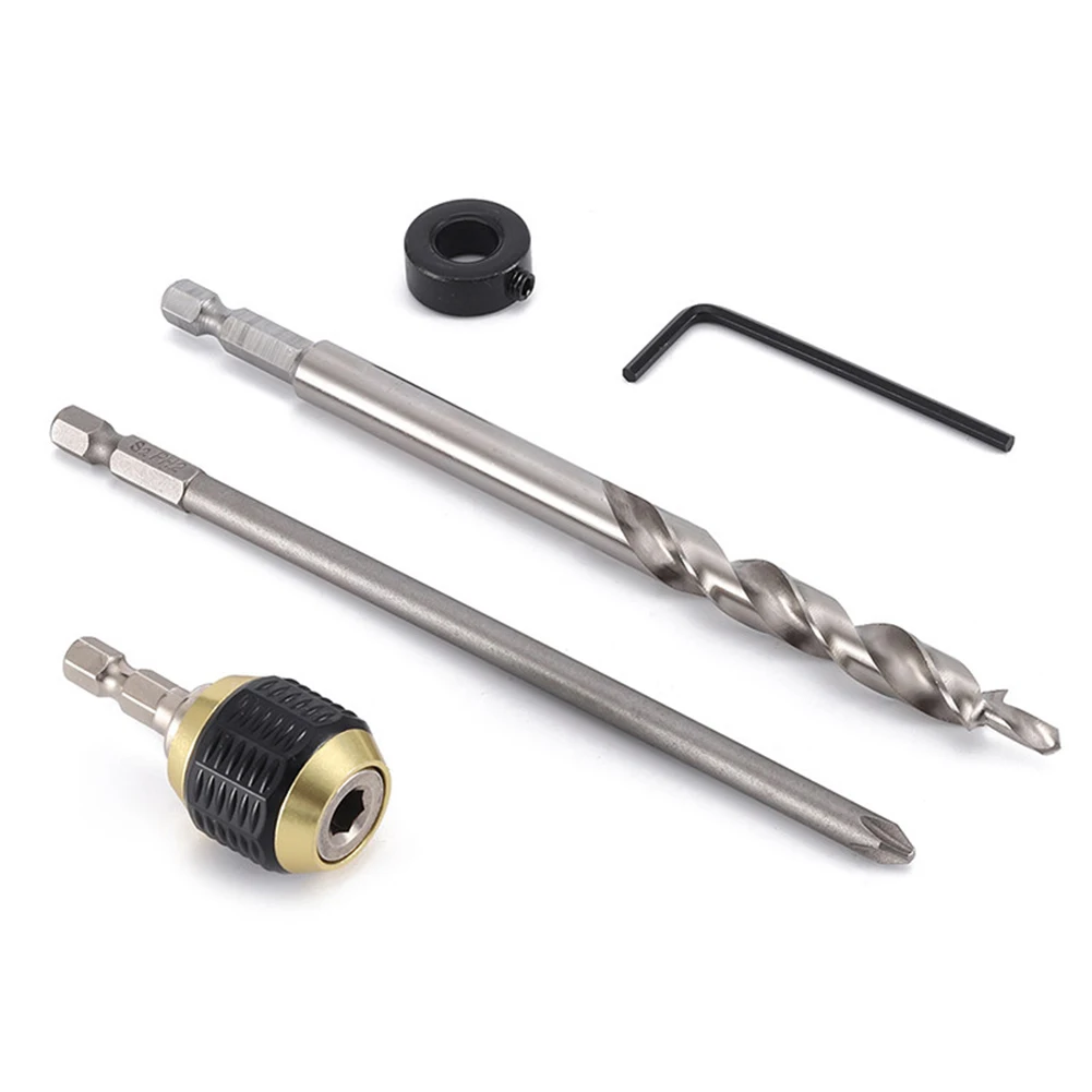 5 шт., поворотные сверла с шестигранным хвостовиком, 9,5 мм 
5 шт., поворотные сверла с шестигранным хвостовиком, 9,5 мм