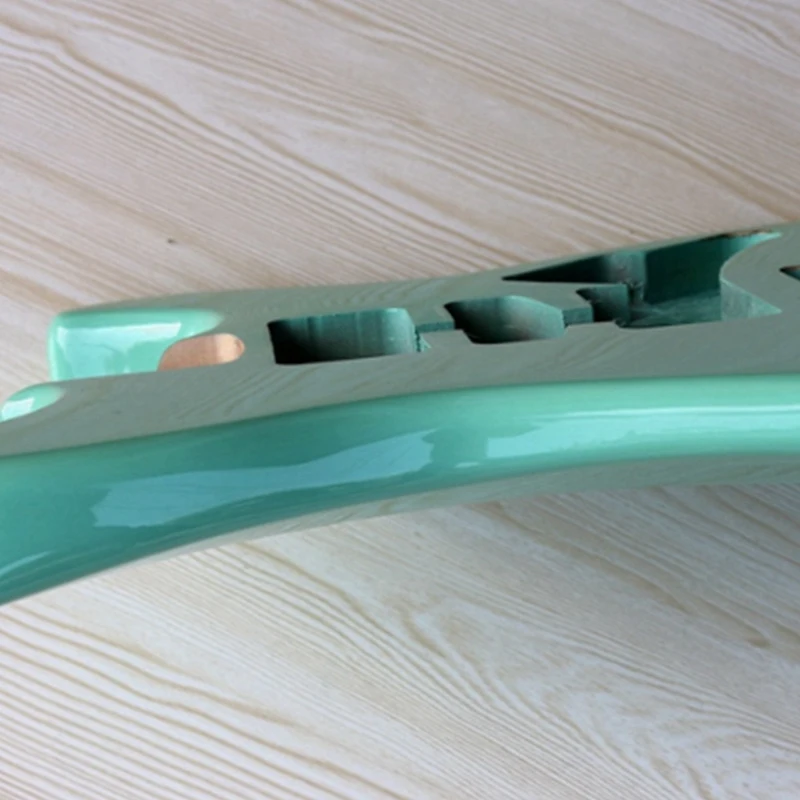 Light Green Color ST Electric Guitar Body Wood for DIY Guitar Body Replacement 
Light Green Color ST Electric Guitar Body Wood for DIY Guitar Body Replacement