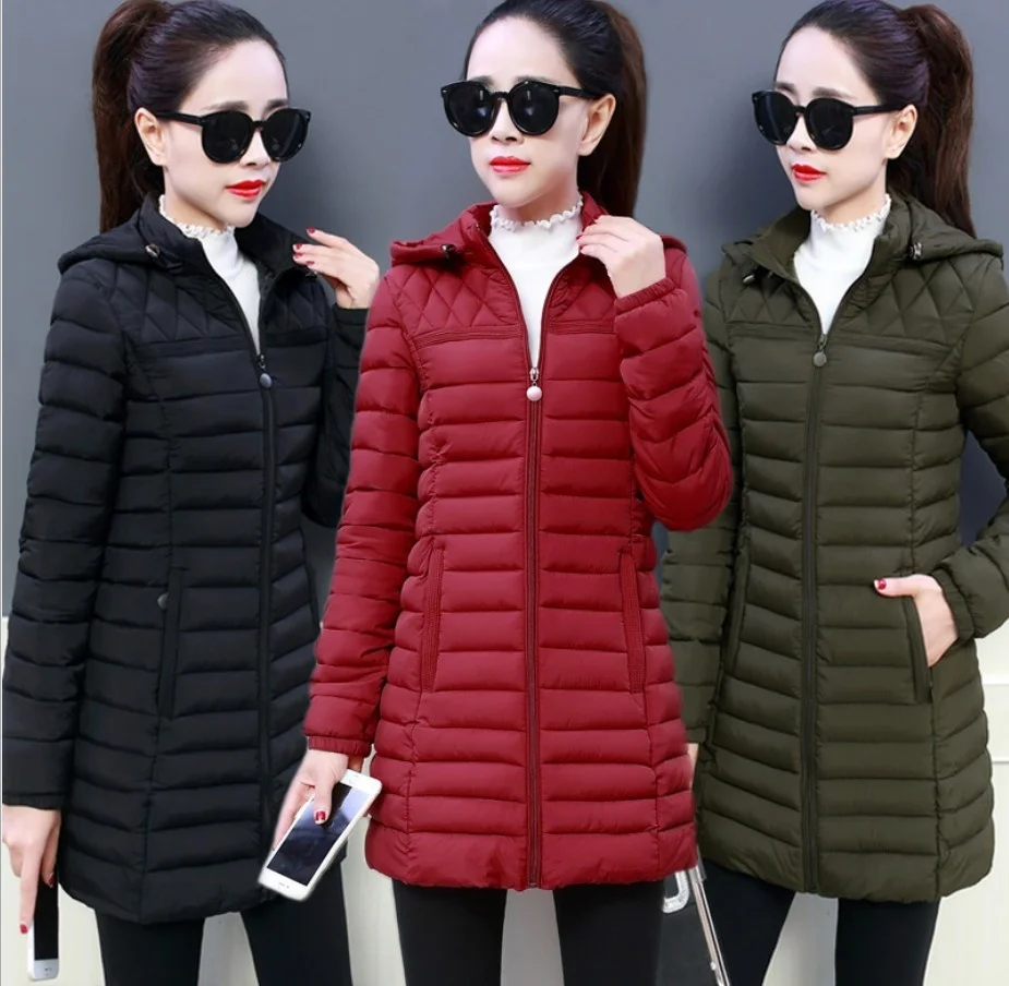 Cotton padded women's medium and long cotton padded jacket winter new Korean large size slim down cotton padded jacket
Cotton padded women's medium and long cotton padded jacket winter new Korean large size slim down cotton padded jacket