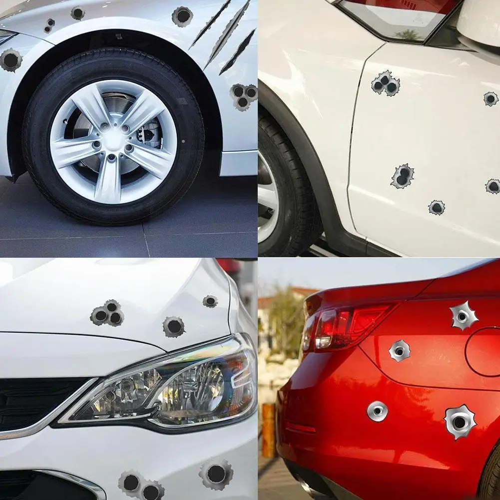 1pcs Funny Car Stickers 3D Bullet Hole Car Side Stickers Bullet Car-covers Stickers Scratch Waterproof Motorcycle Realistic U6W0
1pcs Funny Car Stickers 3D Bullet Hole Car Side Stickers Bullet Car-covers Stickers Scratch Waterproof Motorcycle Realistic U6W0