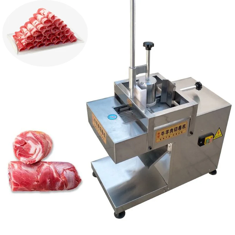 Commercial Electric Meat Slicer Full Automatic Frozen Meat Slicer Stainless Steel Hot Pot Shop Mutton Roll Slicer
Commercial Electric Meat Slicer Full Automatic Frozen Meat Slicer Stainless Steel Hot Pot Shop Mutton Roll Slicer