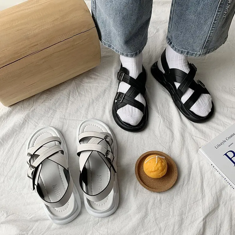 Beige Heeled Sandals All-Match Comfort Shoes for Women 2021 Summer Black Girls Low Sports Gladiator Flat New Fashion Retro Casua
Beige Heeled Sandals All-Match Comfort Shoes for Women 2021 Summer Black Girls Low Sports Gladiator Flat New Fashion Retro Casua