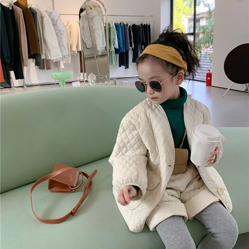 Children's suit 2021 winter new small and medium children cotton clothes girls plus cotton thickening 2 sets kids clothes 
Children's suit 2021 winter new small and medium children cotton clothes girls plus cotton thickening 2 sets kids clothes