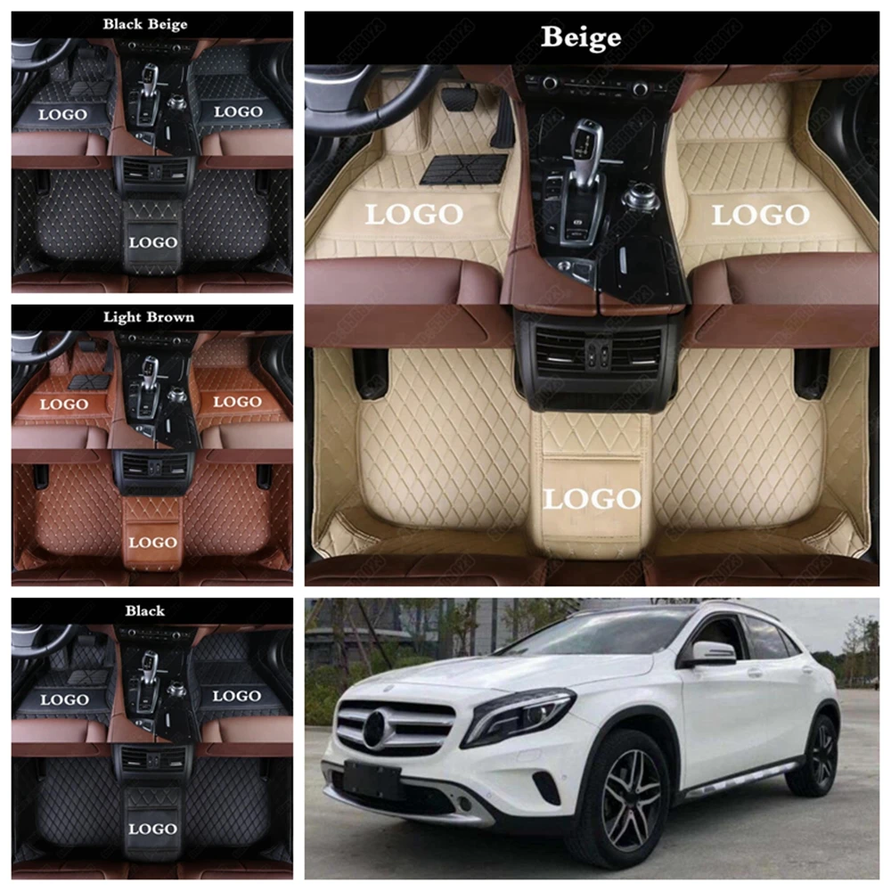 Автомобильные коврики на заказ для Mercedes Benz GLA180 GLA200 GLA250 GLA45 AMG пыленепроницаемые