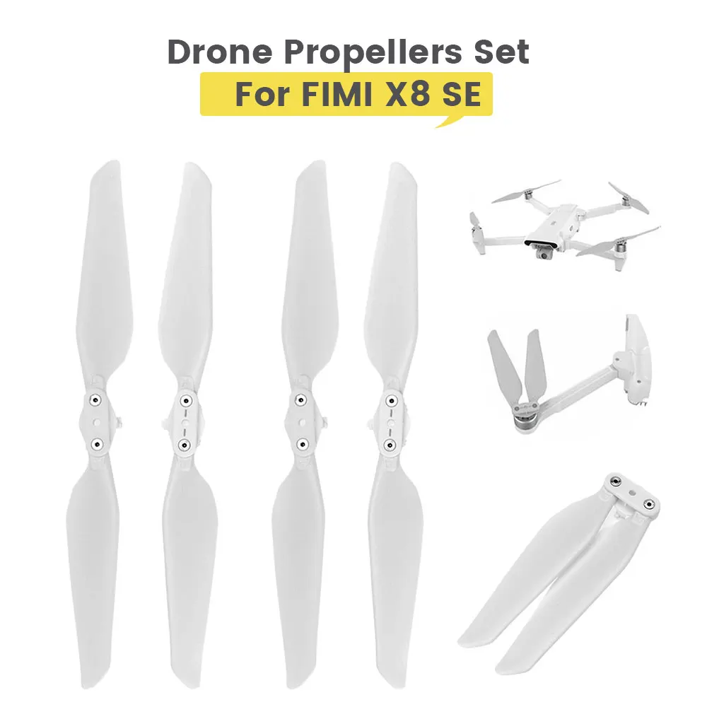 8PCS for FIMI X8 SE Propellers Spare Parts Quick-release Foldable Propellers for Mi Fimi X8 Se Propeller Set Drone Accessories
8PCS for FIMI X8 SE Propellers Spare Parts Quick-release Foldable Propellers for Mi Fimi X8 Se Propeller Set Drone Accessories