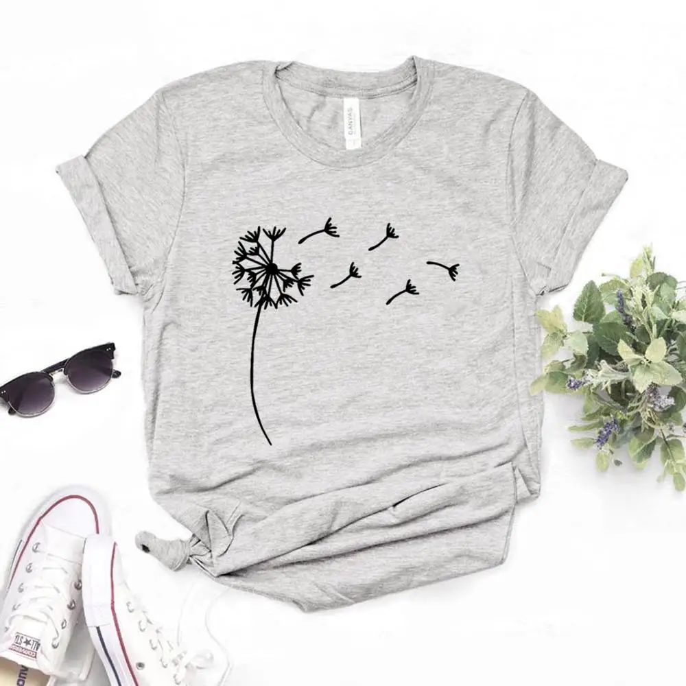 Wildflower Dandelion Print Women tshirt Cotton Casual Funny t shirt Gift For Lady Yong Girl Top Tee
Wildflower Dandelion Print Women tshirt Cotton Casual Funny t shirt Gift For Lady Yong Girl Top Tee
