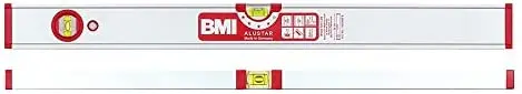 BMI aluminum profile Spirit Alustar (200 cm long, borderless horizontal level with magnification effect, with rubber end cap) 
BMI aluminum profile Spirit Alustar (200 cm long, borderless horizontal level with magnification effect, with rubber end cap)