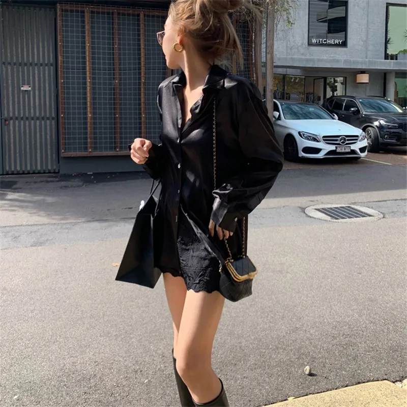 2021 Women Blouses Casual OL Silk Blouse Summer Loose Premium Satin Shirt Work Wear Blusas Feminina Tops Shirts Plus Size Tops
2021 Women Blouses Casual OL Silk Blouse Summer Loose Premium Satin Shirt Work Wear Blusas Feminina Tops Shirts Plus Size Tops