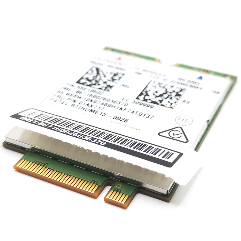 ME906S Mobile Broadband Card for Lenovo X260 T460 T560 X1C L560 P50 LTE HSPA+ 4G Module ME906S-158
ME906S Mobile Broadband Card for Lenovo X260 T460 T560 X1C L560 P50 LTE HSPA+ 4G Module ME906S-158