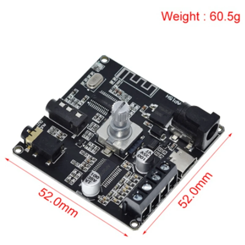 AM05-Bluetooth 5.0 10W/15W/20W Stereo Power Amplifier Board & BT5.0 Audio Pro Audio Receiver MP3 Lossless Decoder Board
AM05-Bluetooth 5.0 10W/15W/20W Stereo Power Amplifier Board & BT5.0 Audio Pro Audio Receiver MP3 Lossless Decoder Board