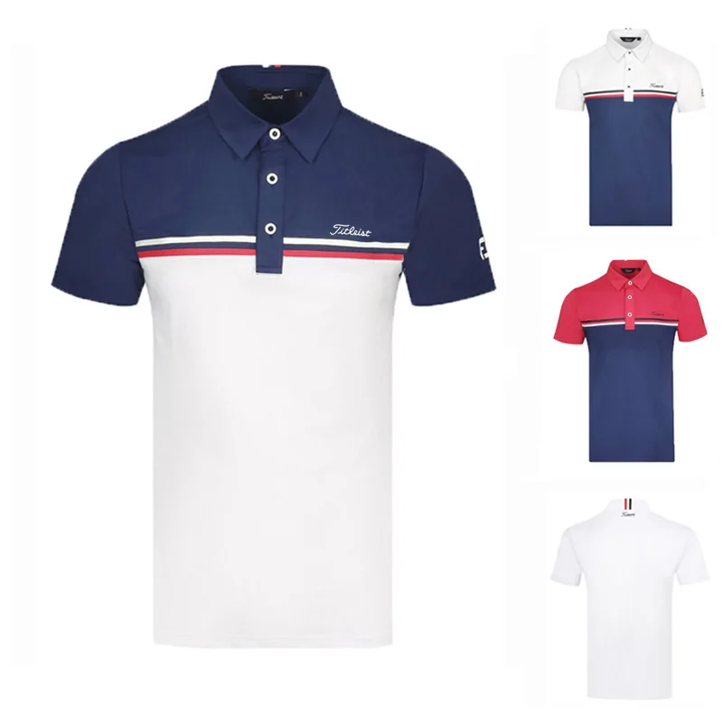Summer new style golf clothing golf wear men's short-sleeved breathable wicking POLO shirt quick-drying clothing ball
Summer new style golf clothing golf wear men's short-sleeved breathable wicking POLO shirt quick-drying clothing ball