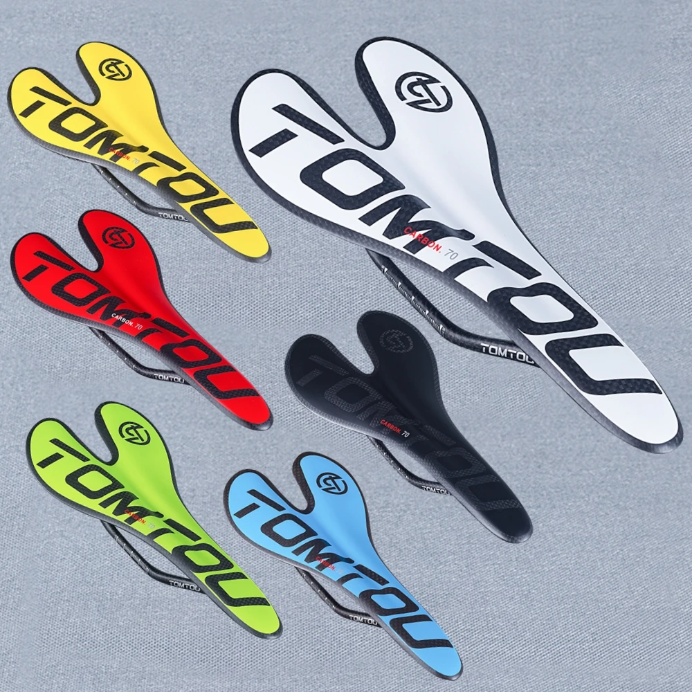 TOMTOU Lightweight Carbon Fiber Bicycle Saddle Front Seat Mat Bike Road Mountain Cycling Parts Yellow Green Black Red White Blue
TOMTOU Lightweight Carbon Fiber Bicycle Saddle Front Seat Mat Bike Road Mountain Cycling Parts Yellow Green Black Red White Blue