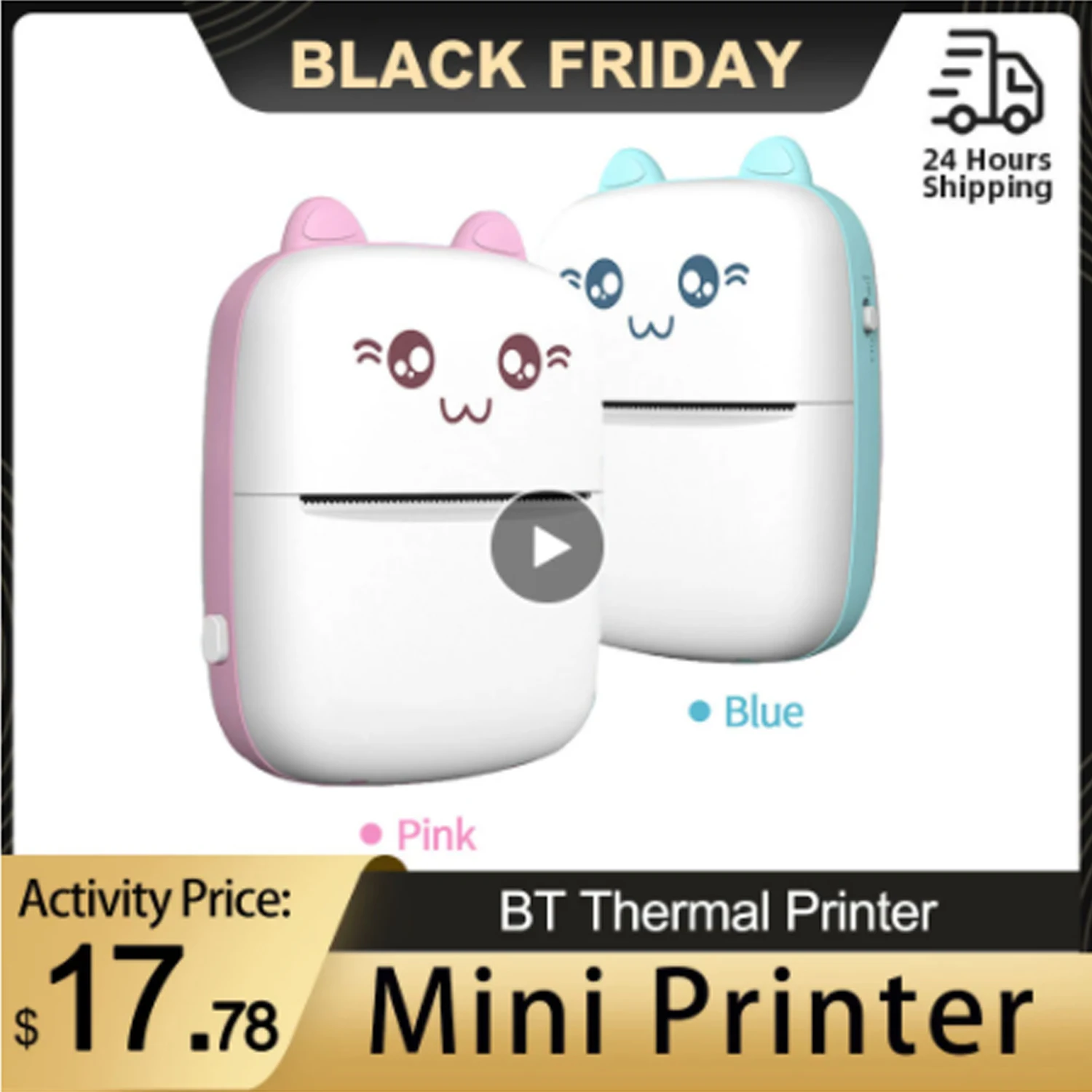 Mini Thermal Printer Wirelessly BT 200dpi Photo Label Memo Wrong Question Printing with USB Cable Portable Mini Thermal printer 
Mini Thermal Printer Wirelessly BT 200dpi Photo Label Memo Wrong Question Printing with USB Cable Portable Mini Thermal printer