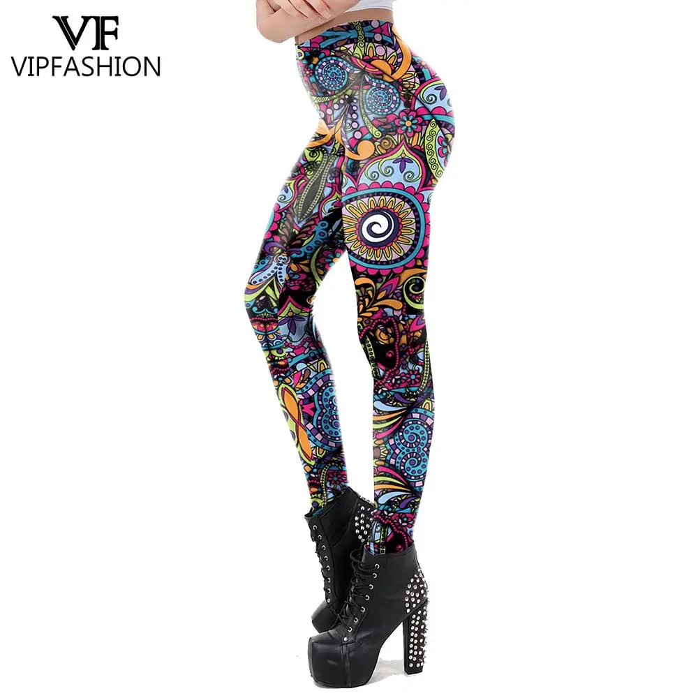 VIP FASHION Stitching Retro Bohemian Style Leggings Elastic Slim Plus Size Women's Clothing Sexy Pants Leggings For Fitness
VIP FASHION Stitching Retro Bohemian Style Leggings Elastic Slim Plus Size Women's Clothing Sexy Pants Leggings For Fitness