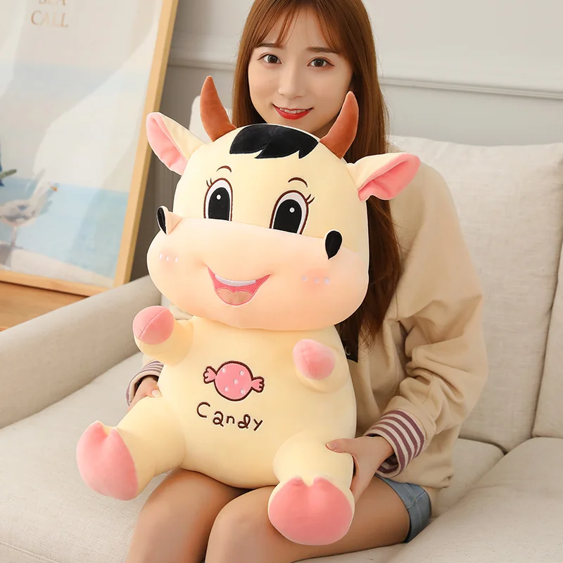 High Quality 25/45cm Candy Cow Cartoon Cattle Plush&Stuffed Huggable Dolls Lovely Plush Toys for Children Kid Baby Birthday Gift
High Quality 25/45cm Candy Cow Cartoon Cattle Plush&Stuffed Huggable Dolls Lovely Plush Toys for Children Kid Baby Birthday Gift