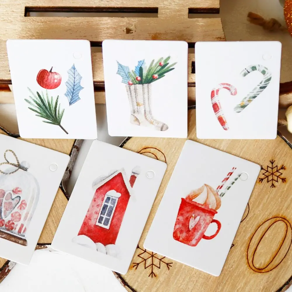 Santa Claus Small Tag Card Retro Hand-painted Gift Tag Printing Party DIY Gift Baking Packaging Decoration Label 
Santa Claus Small Tag Card Retro Hand-painted Gift Tag Printing Party DIY Gift Baking Packaging Decoration Label