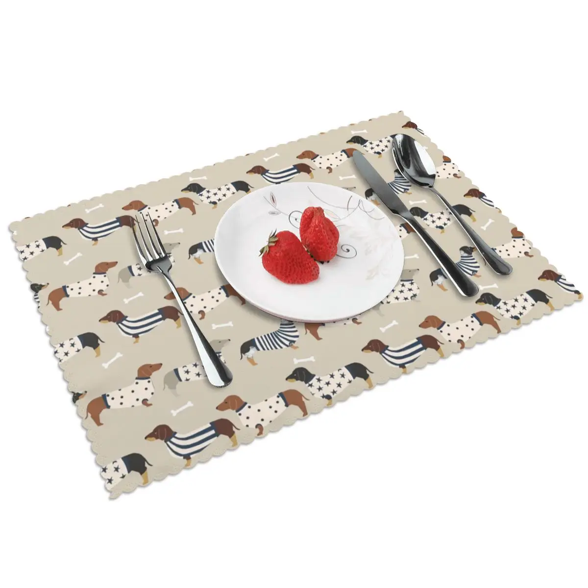 Dachshunds Waterproof Mats Non-Slip Tableware Bowl Pads Drink Cup Coasters Party Supplies
Dachshunds Waterproof Mats Non-Slip Tableware Bowl Pads Drink Cup Coasters Party Supplies
