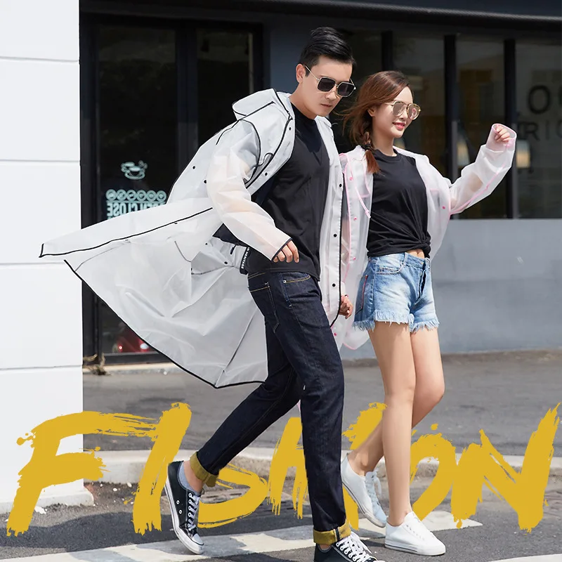 2020 Hot Fashion Men and Women Transparent Pocket Raincoat EVA Thick Rainwear Coat Waterproof Poncho Hiking Tour Hooded Raincoat
2020 Hot Fashion Men and Women Transparent Pocket Raincoat EVA Thick Rainwear Coat Waterproof Poncho Hiking Tour Hooded Raincoat