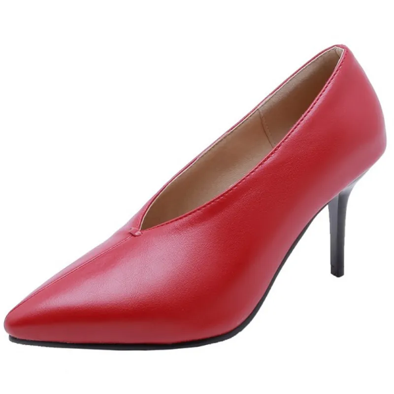 Fanyuan Women Pumps High Heels Shoes Woman Stiletto Pointed Toe Female Sexy Party Shoes Office Lady Wedding Party shoes size46
Fanyuan Women Pumps High Heels Shoes Woman Stiletto Pointed Toe Female Sexy Party Shoes Office Lady Wedding Party shoes size46