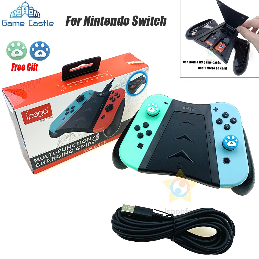 Держатель зарядного устройства для Nintendo Switch NS Joy Con с отделениями игровых