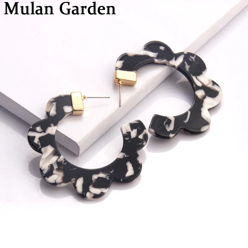 M&G New Petal Leopard Hoop Earrings for Women Elegant Acetate Resin Vintage Acrylic Earrings Hoops Fashion Resin Jewelry Gifts
M&G New Petal Leopard Hoop Earrings for Women Elegant Acetate Resin Vintage Acrylic Earrings Hoops Fashion Resin Jewelry Gifts