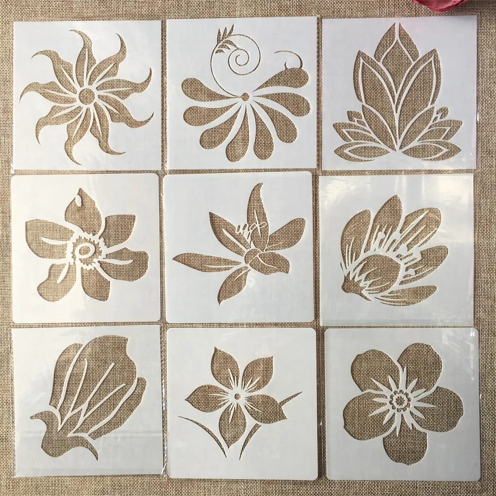 9Pcs/Set 13cm Flower Bud DIY Layering Stencils Painting Scrapbook Coloring Embossing Album Decorative Template
9Pcs/Set 13cm Flower Bud DIY Layering Stencils Painting Scrapbook Coloring Embossing Album Decorative Template