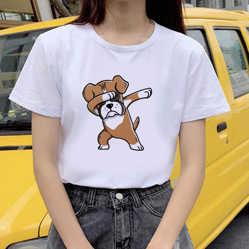 Women's T-shirt 90s Ulzzang Harajuku Graphic Funny Dancing Dog freezer Print T-shirt O Neck Casual Women's Top T-shirt
Women's T-shirt 90s Ulzzang Harajuku Graphic Funny Dancing Dog freezer Print T-shirt O Neck Casual Women's Top T-shirt