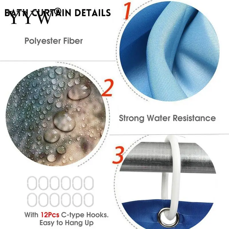 Christmas Four-Piece Shower Curtain Non-Slip Carpet Bathroom Blanket Creative Durable Shower Accessories For Christmas
Christmas Four-Piece Shower Curtain Non-Slip Carpet Bathroom Blanket Creative Durable Shower Accessories For Christmas