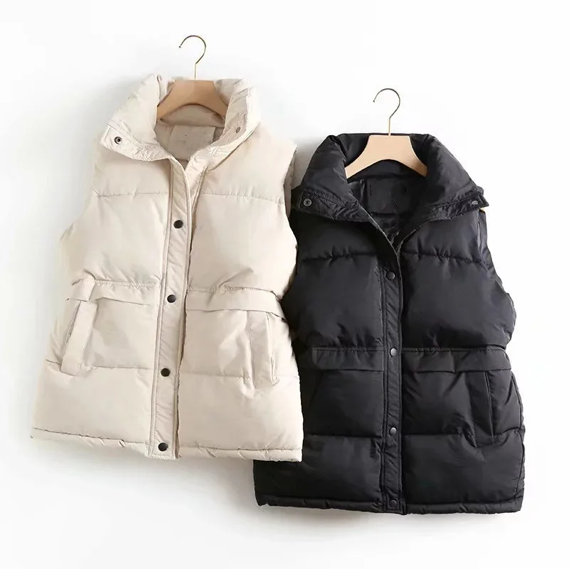 Cropped Vest Coat Women Stand Collar Zipper Waistcoat Ladies Reversible Vest Sleeveless Jacket Women Chic Patchwork Outerwear
Cropped Vest Coat Women Stand Collar Zipper Waistcoat Ladies Reversible Vest Sleeveless Jacket Women Chic Patchwork Outerwear