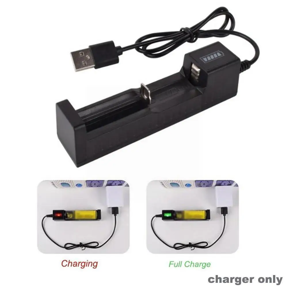 Universal 1 Slot Battery USB Charger Adapter LED Smart 26650 14500 Li-ion Batteries Chargering For Rechargeable 18650 Z7A6
Universal 1 Slot Battery USB Charger Adapter LED Smart 26650 14500 Li-ion Batteries Chargering For Rechargeable 18650 Z7A6