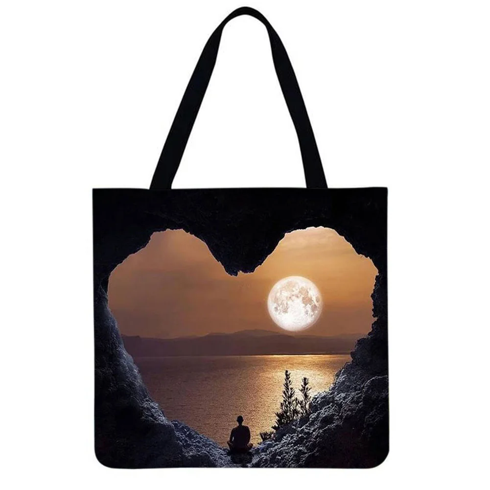 Creative Linen Canvas Bag Beautiful View Printed Shoulder Shopping Bags For Women Casual Street Shopping Large Tote Handbag 2021
Creative Linen Canvas Bag Beautiful View Printed Shoulder Shopping Bags For Women Casual Street Shopping Large Tote Handbag 2021