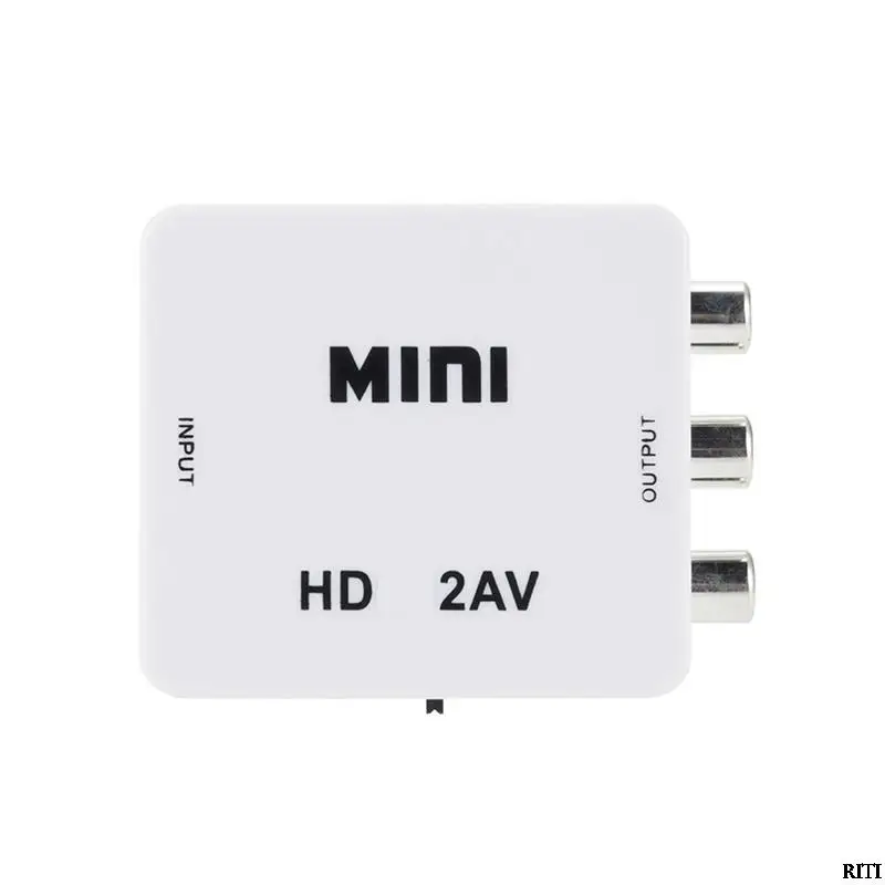 Адаптер-преобразователь AV-HDMI-совместимый с HD-видео композитный преобразователь RCA в HD
Адаптер-преобразователь AV-HDMI-совместимый с HD-видео композитный преобразователь RCA в HD