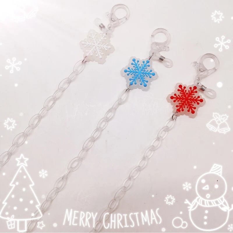 1PCS Creative Cartoon Blue Acrylic Snowflake Lanyard Necklace Glasses Chain Headphone Chain Mask Belt Accessories
1PCS Creative Cartoon Blue Acrylic Snowflake Lanyard Necklace Glasses Chain Headphone Chain Mask Belt Accessories