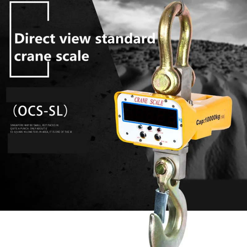 High-precision 1T 3T 5T 10T Rechargeable Hanging Scale Wireless OCS Industrial Crane Weighing Scale LED Digital Remote Control
High-precision 1T 3T 5T 10T Rechargeable Hanging Scale Wireless OCS Industrial Crane Weighing Scale LED Digital Remote Control