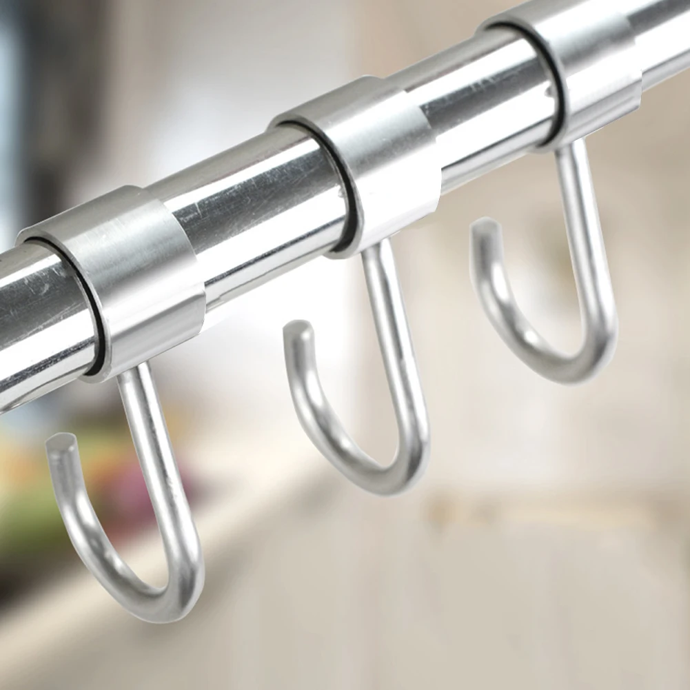 Hanging Rack Anti Slip Home Multipurpose Circular Tube Adjustable Practical Kitchen Tools Sturdy Stainless Steel Utensil Hook 
Hanging Rack Anti Slip Home Multipurpose Circular Tube Adjustable Practical Kitchen Tools Sturdy Stainless Steel Utensil Hook
