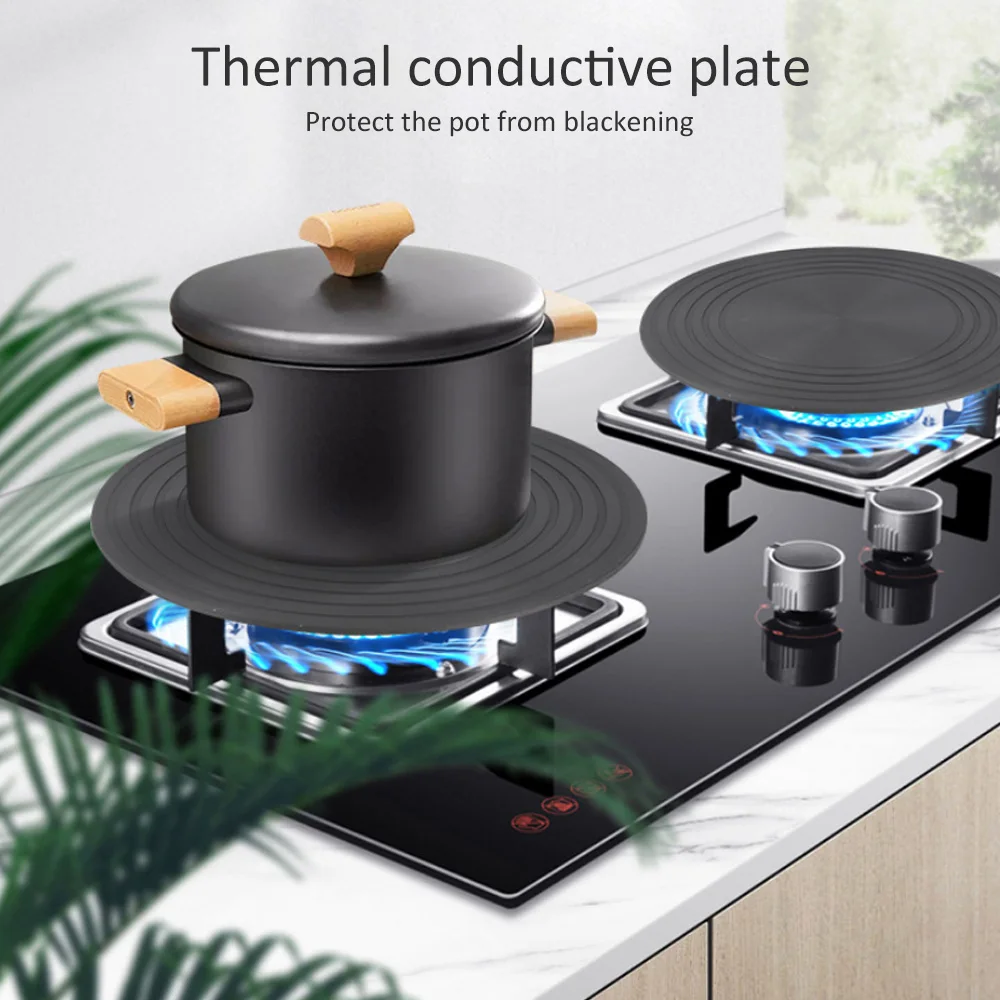 

C2 Induction Hob Converter Cooking Plate Heat Diffuser Converter Gas Electric Induction Heat Conduction Plate Kitchen Gadgets
