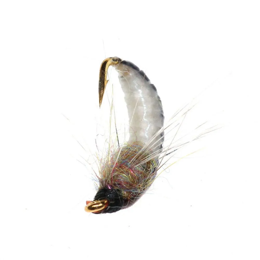 High Carbon Steel + Feather + Chemical Fiber Insect Bait Lure Insect Black+White Fly For Trout Fishing Lure Nymph Hot Sale
High Carbon Steel + Feather + Chemical Fiber Insect Bait Lure Insect Black+White Fly For Trout Fishing Lure Nymph Hot Sale