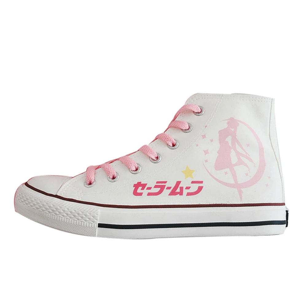 Anime Cartoon Sailor Moon Girl Graffiti Lovely Canvas Shoe Sweet High-top Student Casual Lolita Kawaii Cosplay Sailor Moon Shoes
Anime Cartoon Sailor Moon Girl Graffiti Lovely Canvas Shoe Sweet High-top Student Casual Lolita Kawaii Cosplay Sailor Moon Shoes