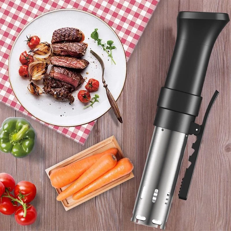Stainless Steel 1800W Slow Sous Vide Cooker, Accurate Immersion Circulator Cooker with Large LCD Display Time and Temp Control
Stainless Steel 1800W Slow Sous Vide Cooker, Accurate Immersion Circulator Cooker with Large LCD Display Time and Temp Control
