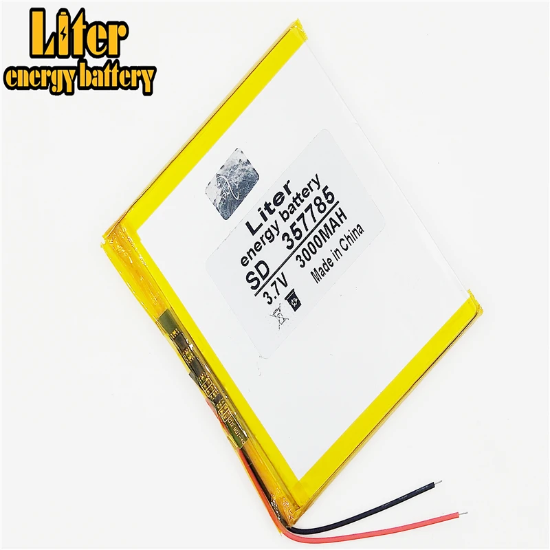 357785 3 7 v 3000mah 357585 перезаряжаемая батарея полимерная lipo |