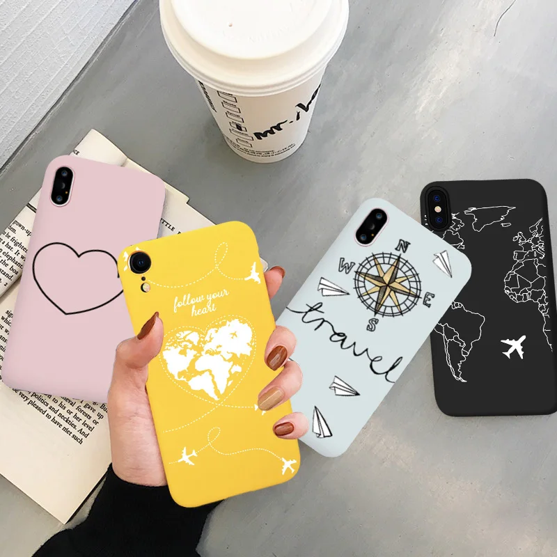 JAMULAR Travel Map Anti-shock Phone Case For iPhone XS MAX 11 Pro XR X 7 8 6s Plus Black Silicone Soft Back Cover Airplane Coque
JAMULAR Travel Map Anti-shock Phone Case For iPhone XS MAX 11 Pro XR X 7 8 6s Plus Black Silicone Soft Back Cover Airplane Coque