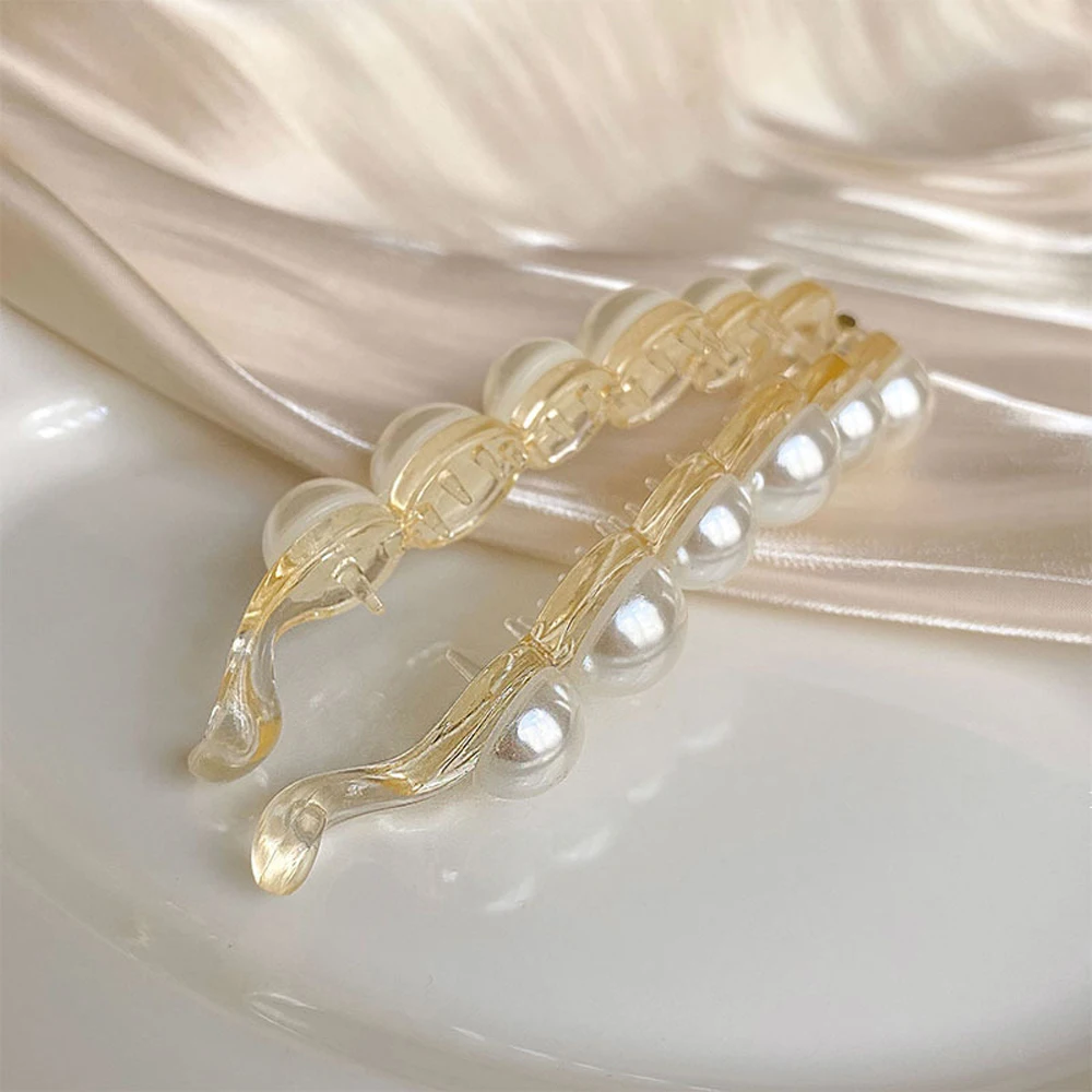 2020 Fashion Imitation Pearls Hair Clips Jewelry Banana Clips Headwear Women Hair Grips Ponytail Barrettes Hair Accessories
2020 Fashion Imitation Pearls Hair Clips Jewelry Banana Clips Headwear Women Hair Grips Ponytail Barrettes Hair Accessories