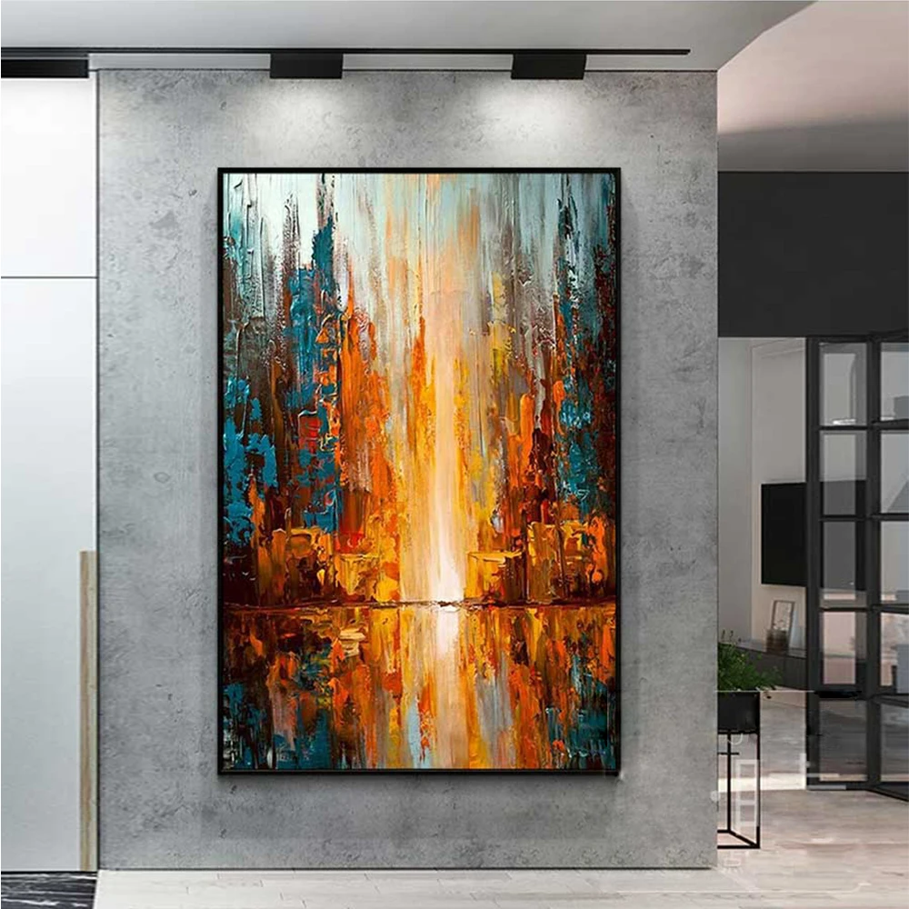 Modern Abstract Oil Painting Hand Painted Thick Oil Wall Art On Canvas Landscape Painting Cuadros Grandes Home Office Decoracion
Modern Abstract Oil Painting Hand Painted Thick Oil Wall Art On Canvas Landscape Painting Cuadros Grandes Home Office Decoracion